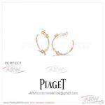 AAA Clone Piaget Jewelry - Rose Earrings In Rose Gold 